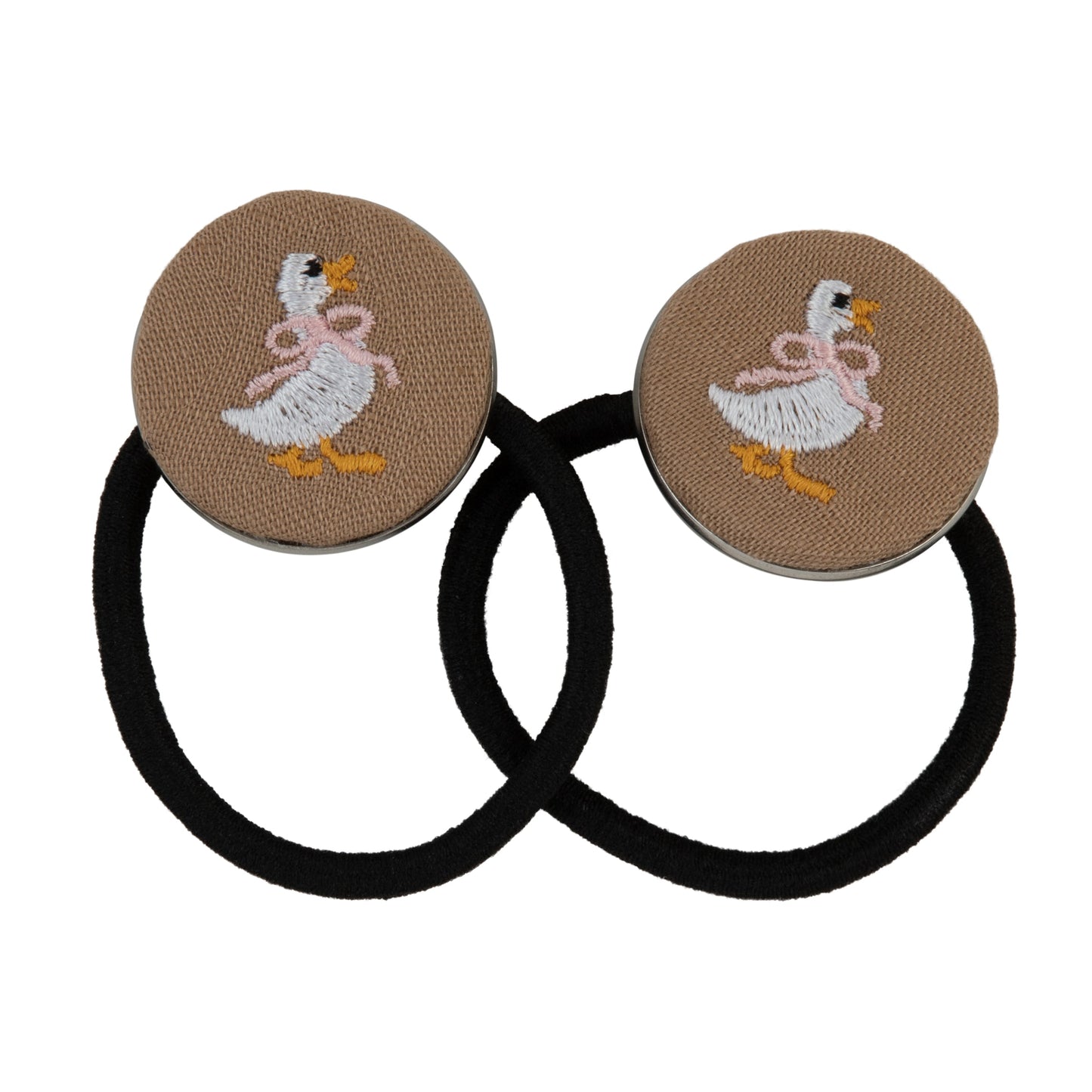 Duck embroidered pony rubbers