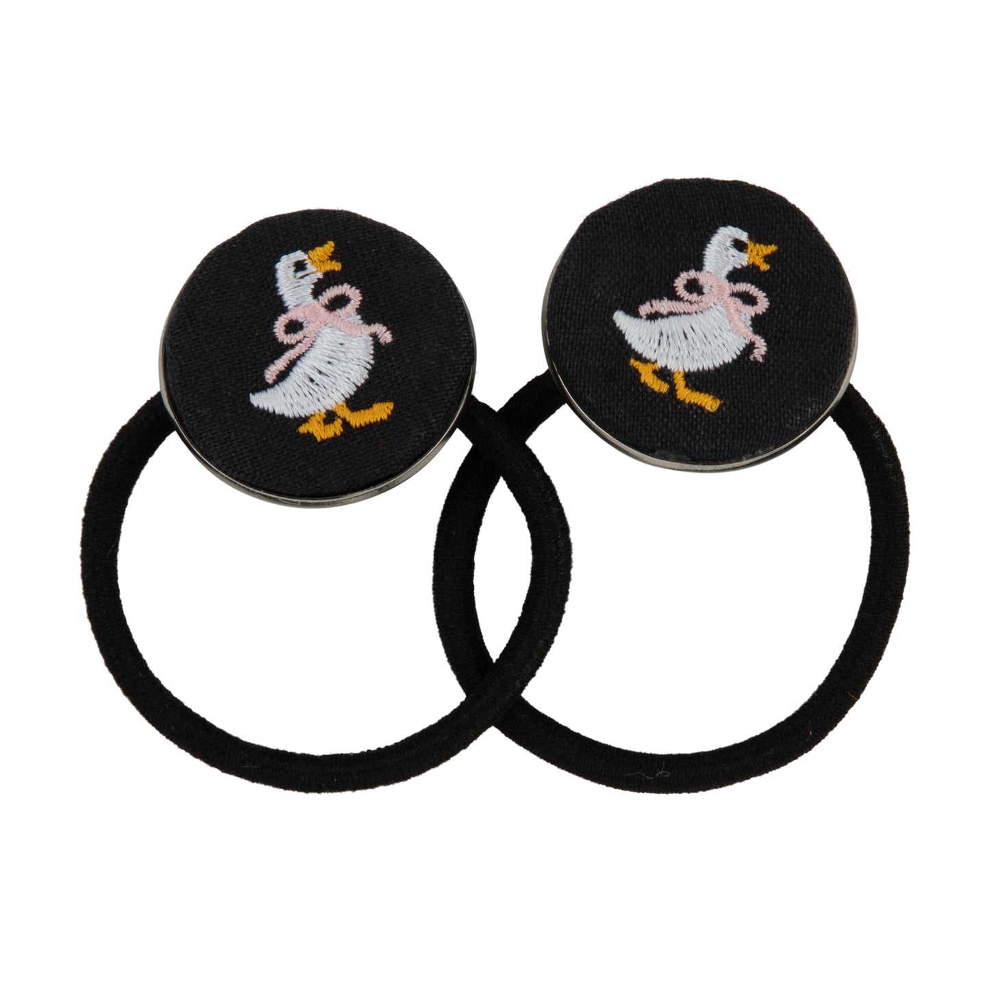 Duck embroidered pony rubbers