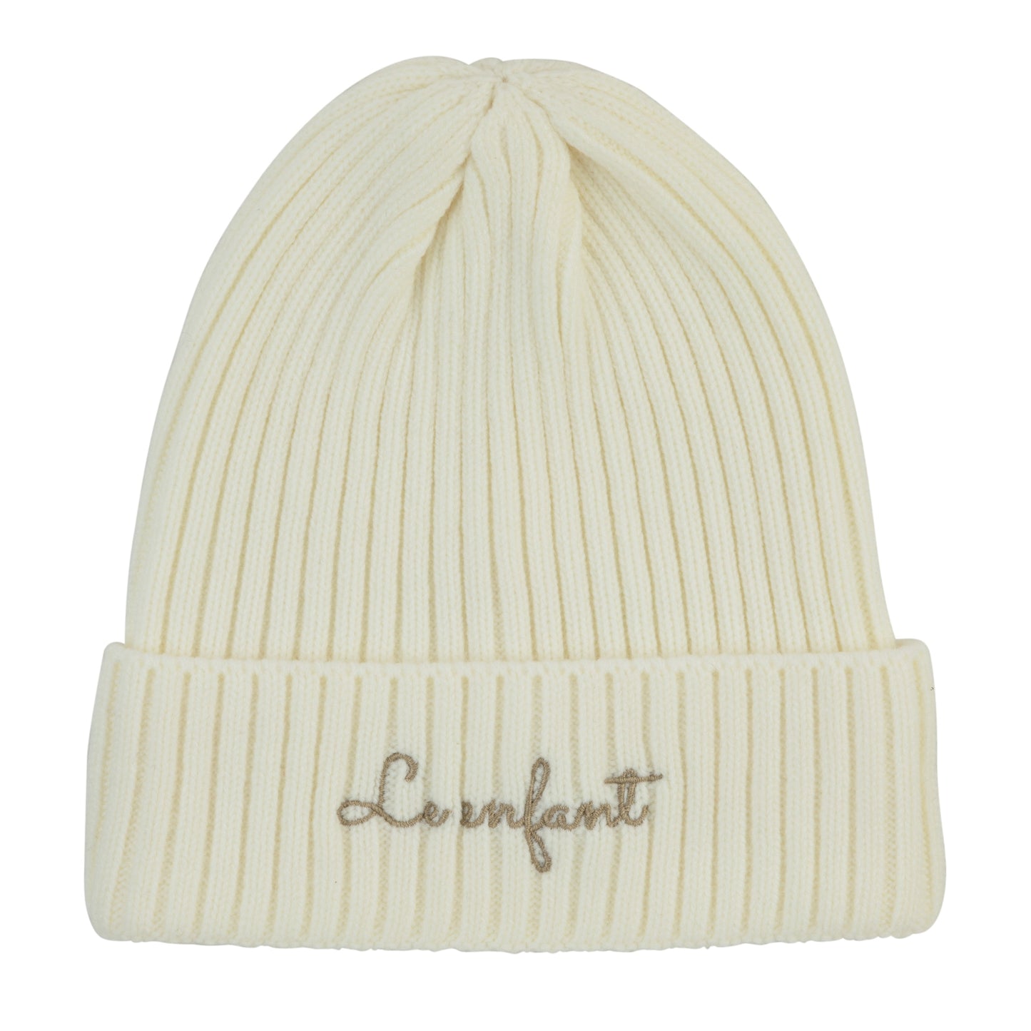 Wide ribbed beanie